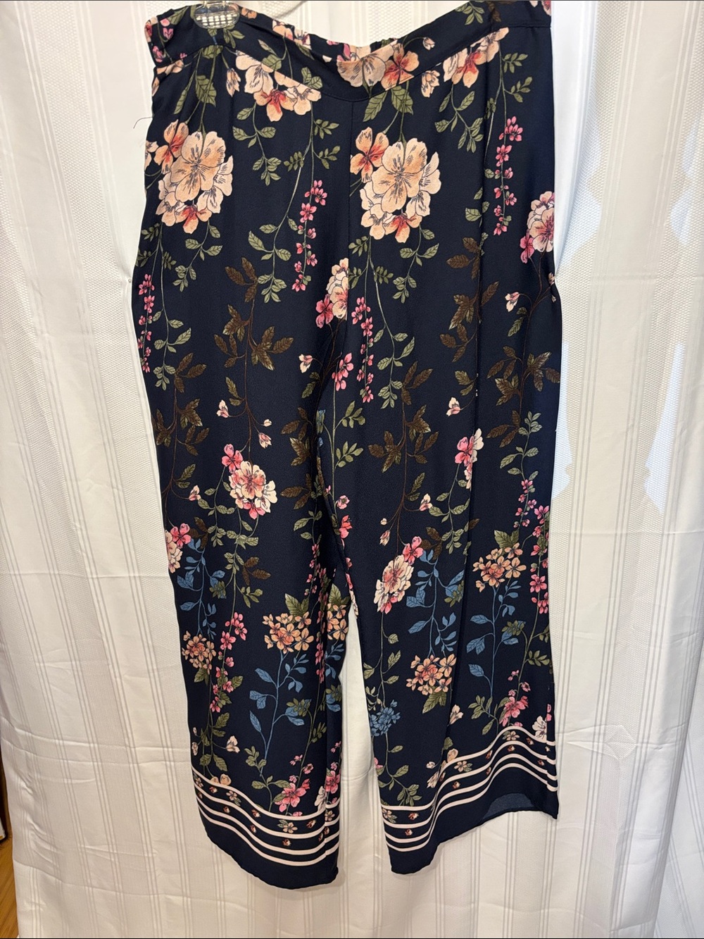 Maurice Floral Print Palazzo pants SzL New